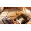 Antique Chinese - Ningxia Chinese Geometric Knotted Rug
