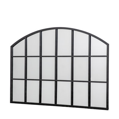 Metal Arched Wall Mirror