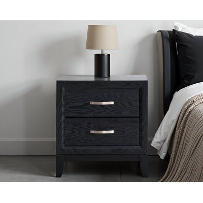 Table de chevet noire Gatton