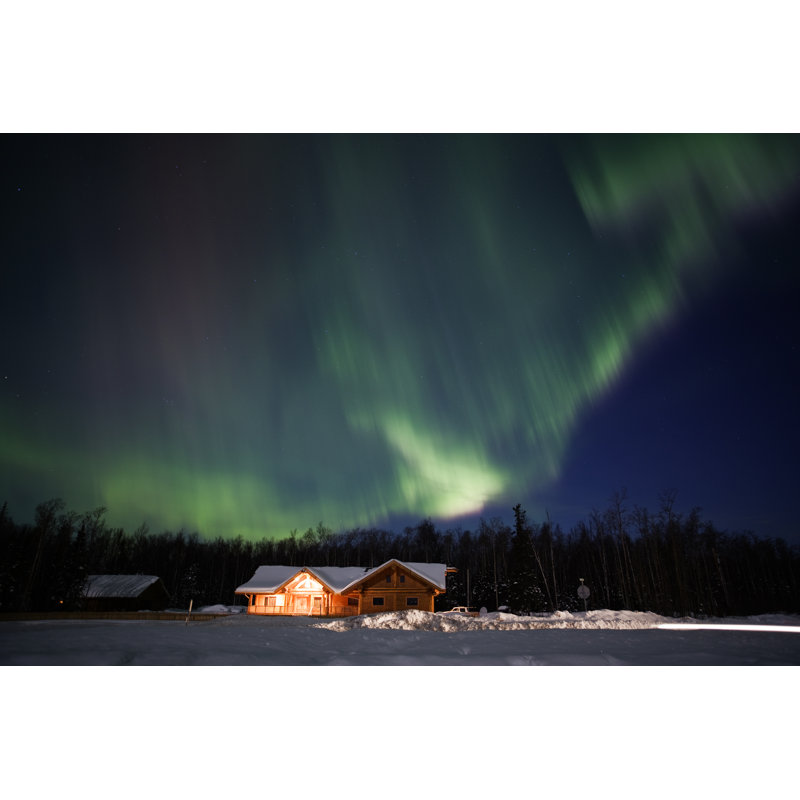 Aurora Borealis by Romko_chuk - Wrapped Canvas Print, 51cm H x 76cm W x 3.8cm D