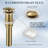 Wall Mounted Double Handle Bathroom Vessel Sink Faucet With Pop-up Drain-108813815