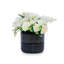 Jardinière, ensemble de 3 pots de fleurs élégants, jardinière d'extérieur pour patio, jardin