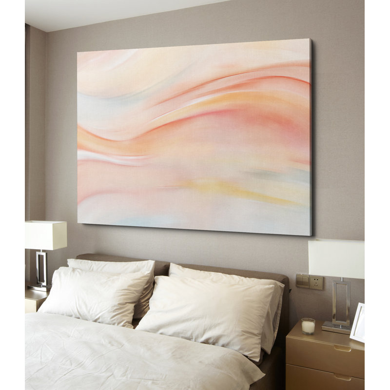 « mou harmonie », reproduction de peinture à l’huile sur toile tendue, H 16 po x l 20 po x P 1,5 po