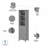 Keyunta Single Bathroom Vanity with Ceramic Top-825906786