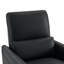 Fauteuil inclinable électrique pivotant en cuir Mikkel-92158023