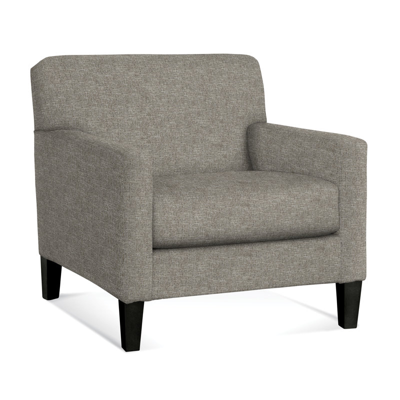 Tampa Upholstered Armchair, Black, Basic Grey; 0317-83
