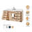 Thornaby 66'' Solid Wood Single Bathroom Vanity with 1.5'' White Quartz Top-119089069-107225437