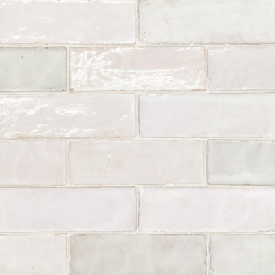Zagora 2" x 6" Glossy Zellige Field Tile