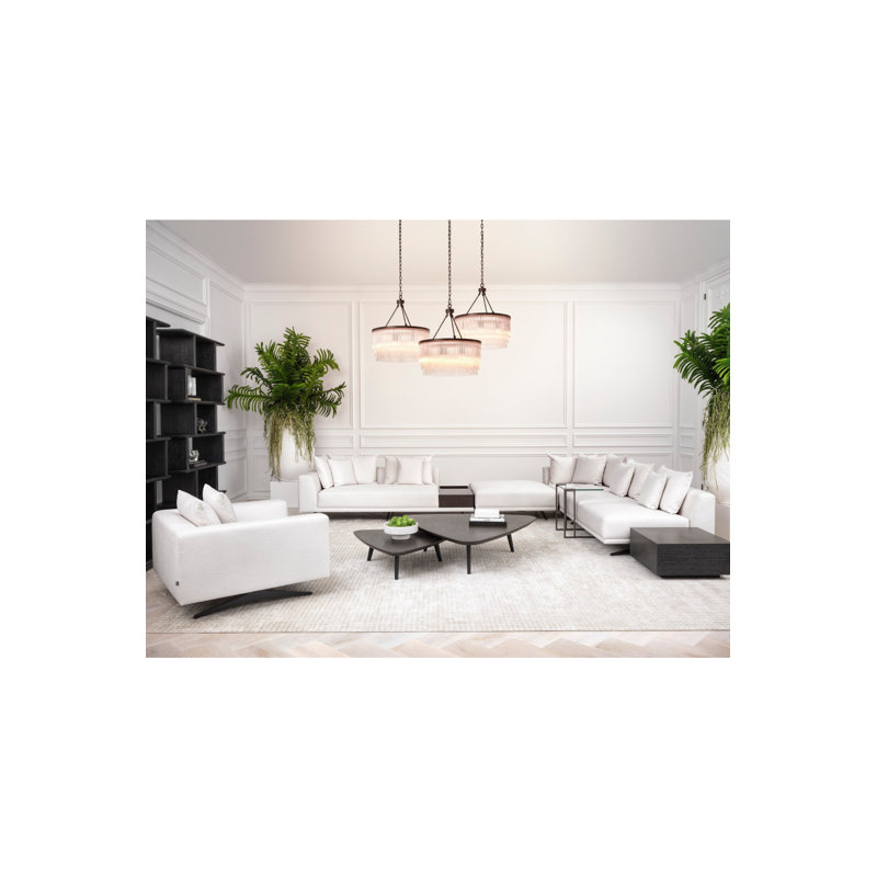 Endless Modular Sectional, Sand Avalon Polyester Blend