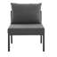 Fauteuil d'extérieur en aluminium avec coussins Sunbrella Riverside-1893520043