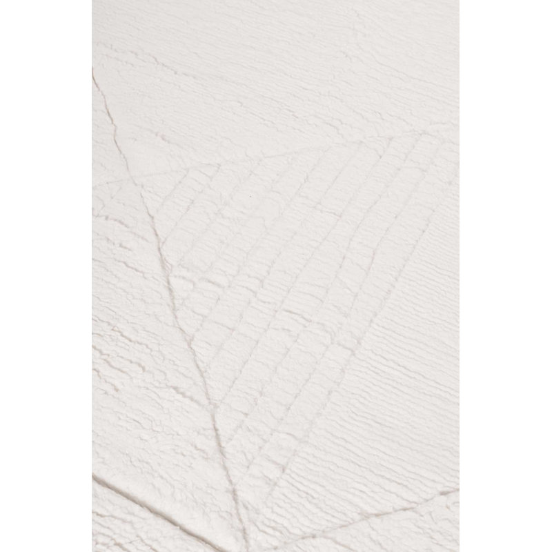 Aerial Cream Area Rug, Rectangle 6' x 9'