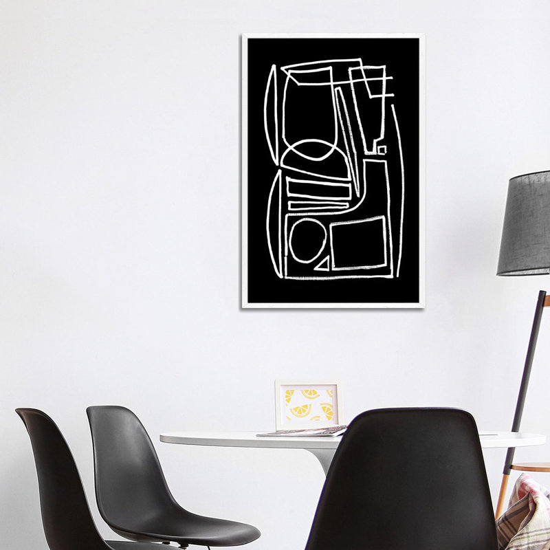 Stark by Dan Hobday - Print on Canvas, White Framed, 101.6cm H x 66.04cm W x 3.81cm D