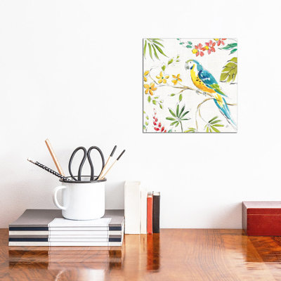 Tropical Oasis, White IV by Daphne Brissonnet - Wrapped Canvas Gallery-Wrapped Canvas Giclée