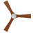 52'' Smart Solid Wood Ceiling Fan With Remote, Light Kit IncludedWorks With Google Assistant And Amazon Alexa,Siri Shortcut.-70837329