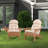2 PCS Outdoor Adirondack Chair Seat and Back Cushion-193310207
