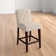 Horton Button Tufted Counter Stool