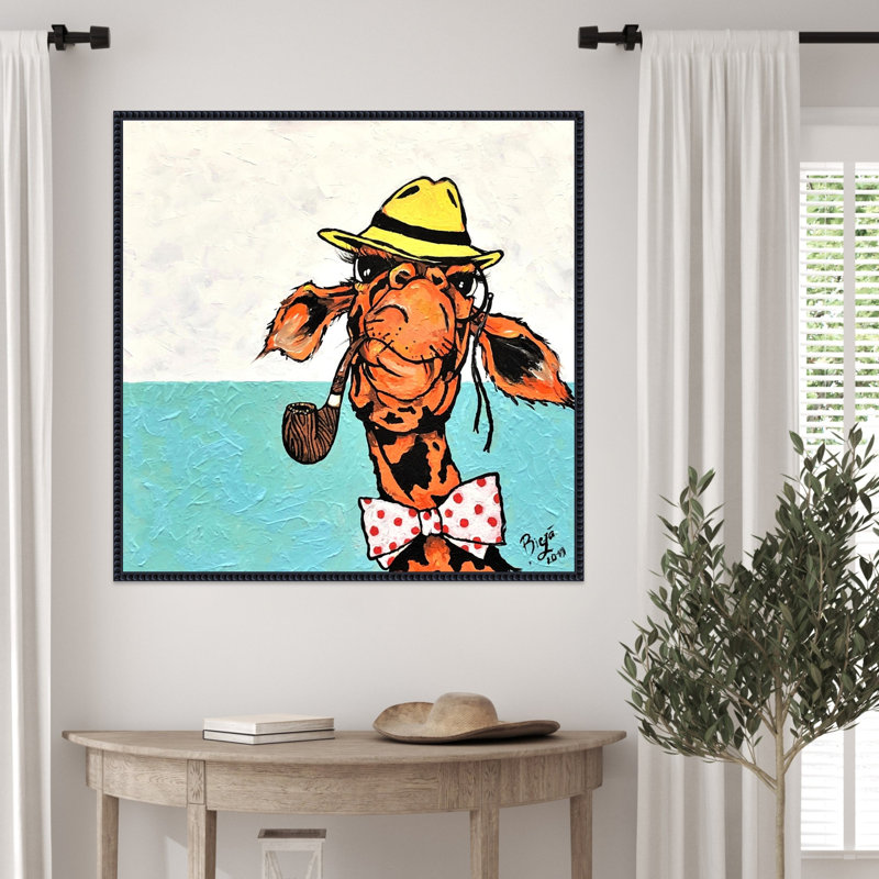 «Mister Handsome» par Anda Bieza, reproduction d'art sur toile encadrée, H 30 po x l 30 po