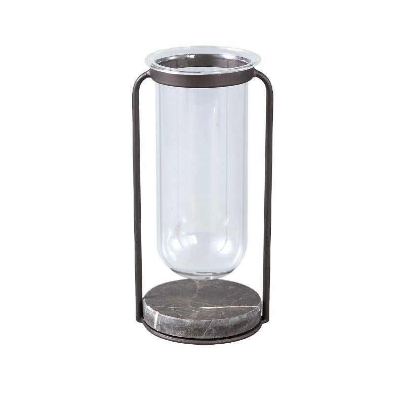 Christophor Metal Table Vase, 23cm H x 10cm W x 12cm D