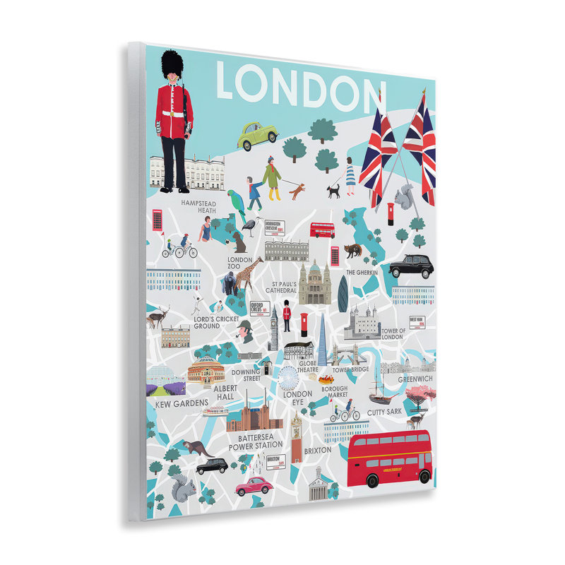 «London Landmark Map» par Betty Boynes