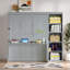 Lit escamotable avec bureau et tablettes Murphy-1333330013-1333330002