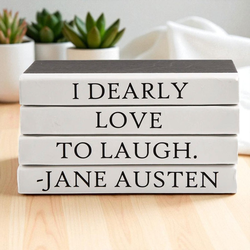 Ensemble de livres décoratifs 4 pièces «I Dearly Love»