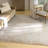 Nourison Luna 7'9" x 9'9" Blue Mocha Modern Indoor Rug-1493325642-1493325645