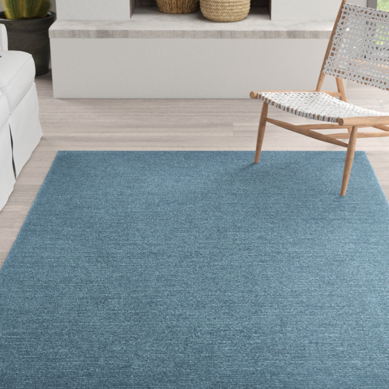Cloud Tufted Blue Rug, Rectangle 200 x 290cm