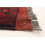 Tapis en laine rouge/noir 5 pi 2 po x 6 pi 5 po main one-of-kind-noué la 2010 Esari Turkman