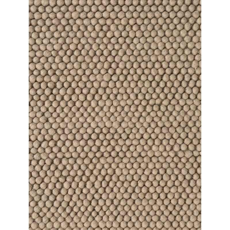 Devonah Wool Hand Woven Area Rug, Beige, Rectangle 120 x 170 cm