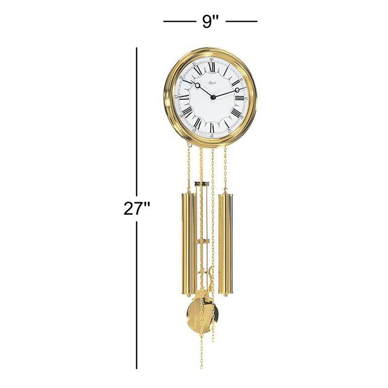 Dorothy Metal Pendulum Wall Clock