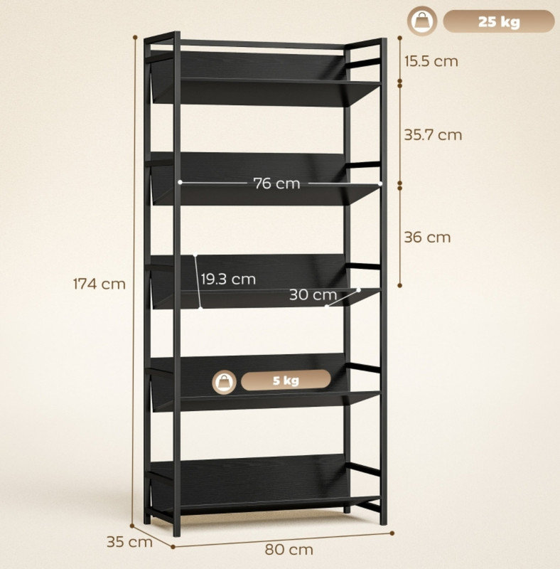 80.01 cm W Storage Rack
