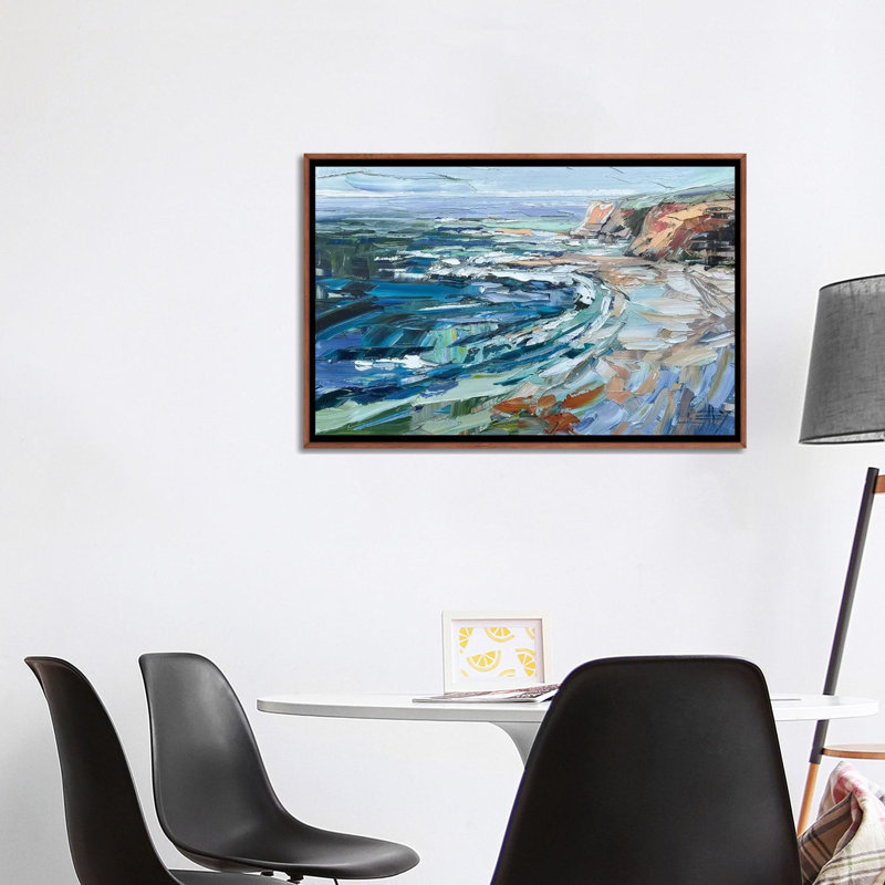 «Turning Tide», reproduction d'art sur toile encadrée, 40" x 26", Framed Canvas, Brown