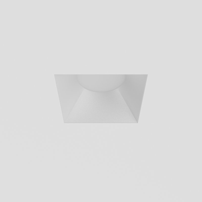 Plafonnier encastré à DEL noir 2 pi Vidalite Inspira, ensemble de luminaire encastré carré sans cadre avec température de couleur 5CCT sélectionnable et gradateur pleine gamme, luminosité 700LM, 9 W, ETL, IC et IP44