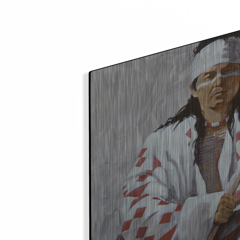 «Allie 2 on Metal» par J.E. Knauf, reproduction, H 12 po x l 12 po