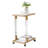 Golden Side Table, Acrylic Sofa Table, Glass Top C Shape Square Table With Metal Base For Living Room, Bedroom, Balcony Home And Office-1728998696