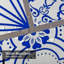 Rideau de douche Patchwork Tile-587637232