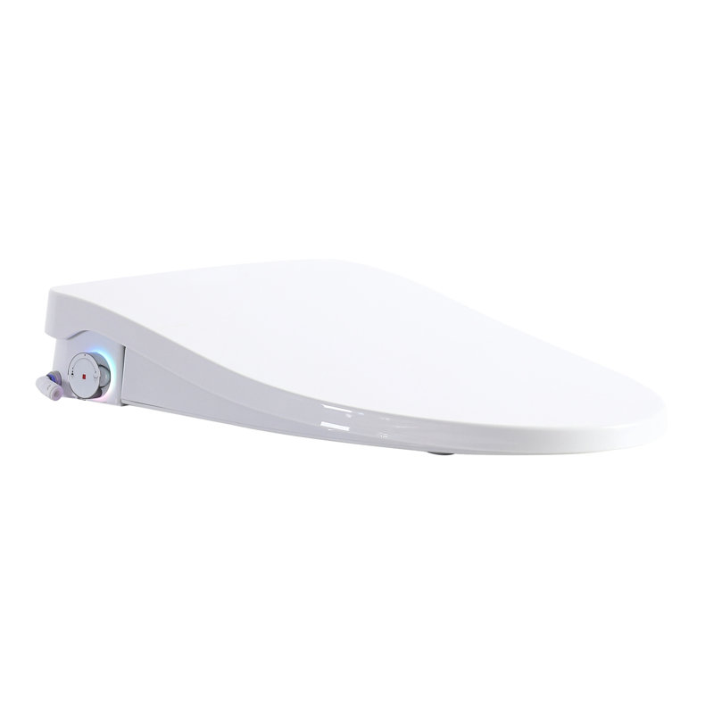Portable Bidet Toilet Seat With Auto Open/Close, Digital Display, And Rear Wash Mode For Bathroom