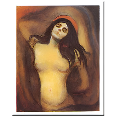 «Madonna» par Edvard Munch, reproduction d'art sur papier sans cadre