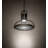 1 - Light Solar Black Mesh/Smoke Dome Pendant