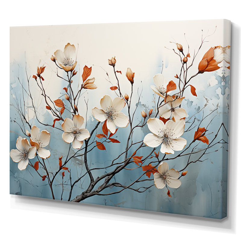 Cornouiller blanc Blossom Harmony VI - impression, Toile tendue, H 12 po x l 20 po x P 1 po