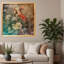 Nature Inspired "Floral  Art Illustration 21" Framed Print Wall Art-1162798214