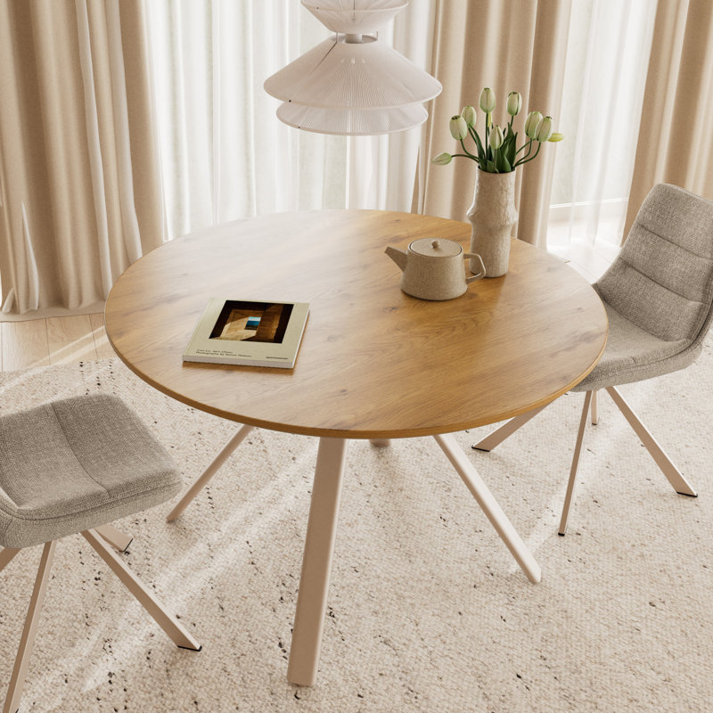 Dining Table with Steel Base