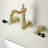 Kingston Brass Duchess Two-Handle Wall Mount Bathroom Faucet-48381124
