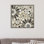 «Alhambra Tile II Neutral» par Sue Schlabach, reproduction d'art sur cadre flottant