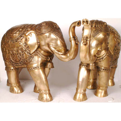 La paire d'éléphants