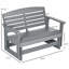 Banc oscillant d'extérieur, chaise de patio
