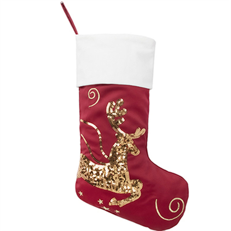 Personnalisation personnalisée avec bas de Noël et script personnalisé, Oui