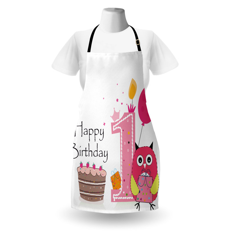 Birthday No Pattern Bib Apron