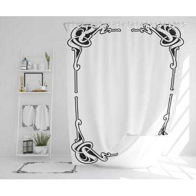 Nereya Polyester Shower Curtain Set