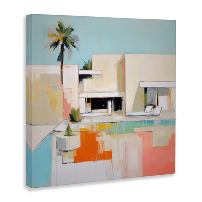 Art mural moderne sur toile flottante moderne par Irena Orlov